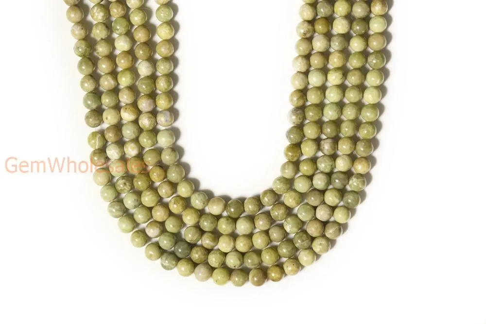 15.5" 8mm/10mm Natural Peridot round beads, ollive green gemstone