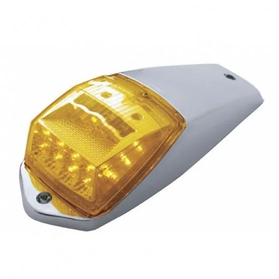 17 LED Amber Reflector Square Cab Light Kit
