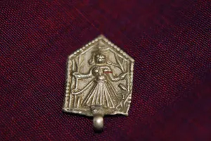 324 SOLD Old Indian Silver Locket Ornament Jewelry  with Cultural Significance