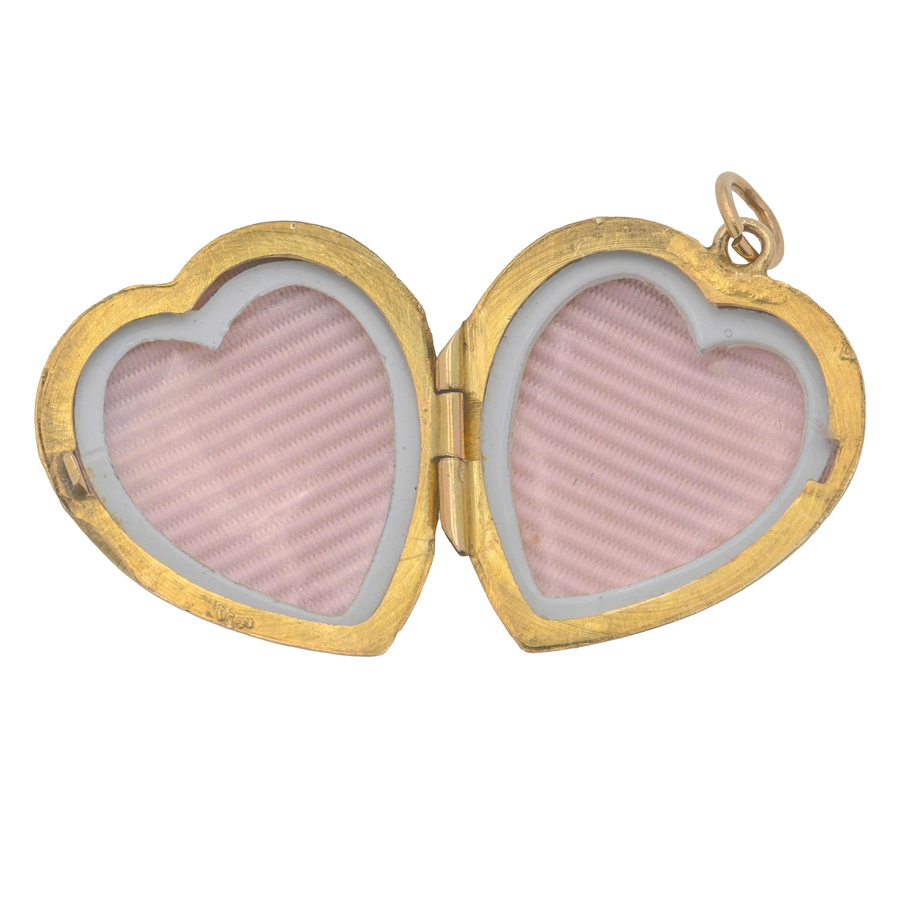 9ct Gold Engraved Heart Locket