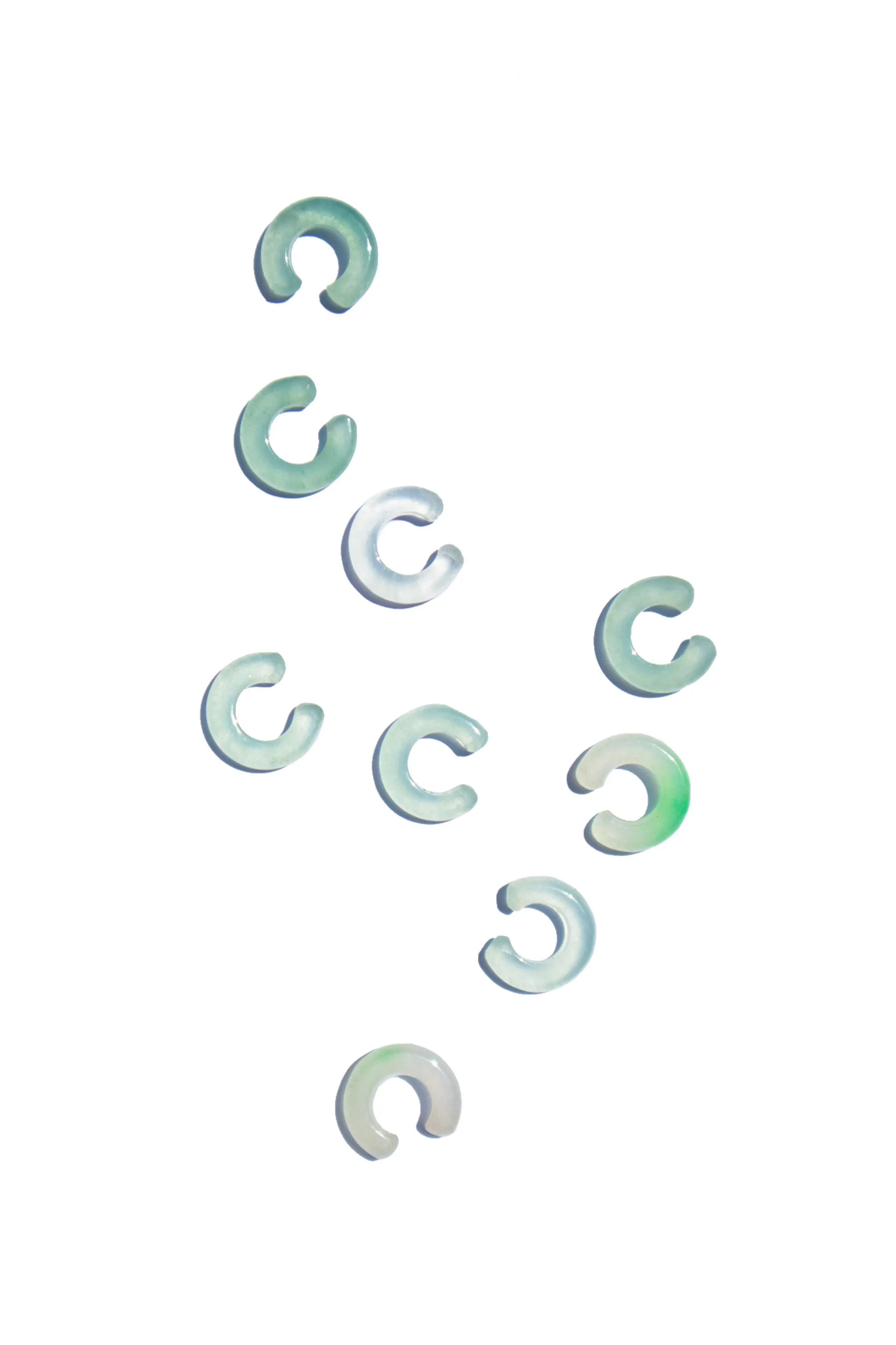 Abby — Single jade cuff earring
