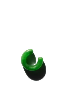 Abby — Single jade cuff earring