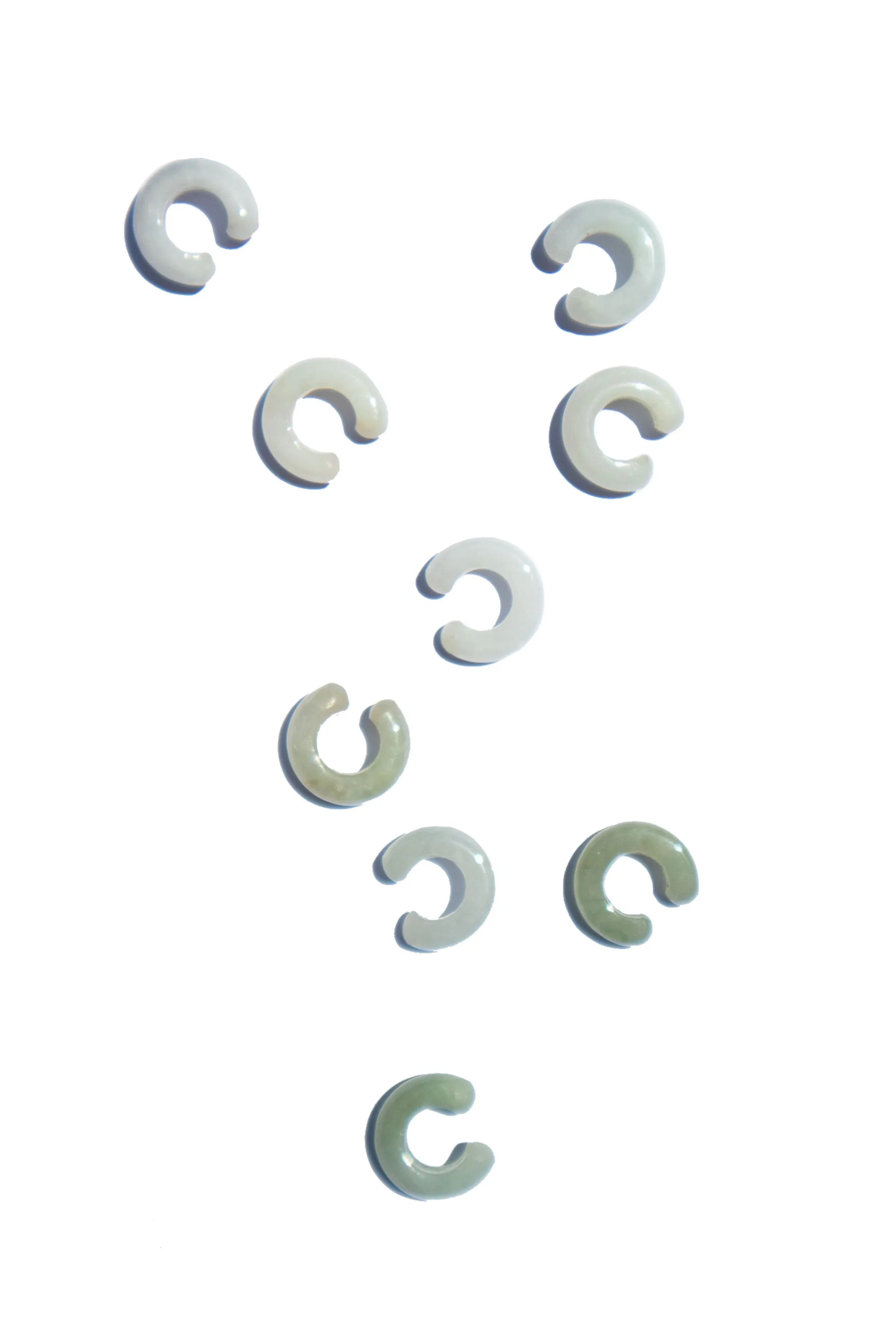 Abby — Single jade cuff earring