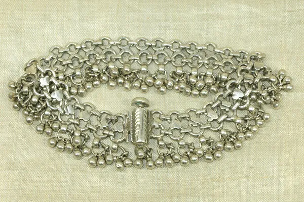 Antique Silver Anklet from India