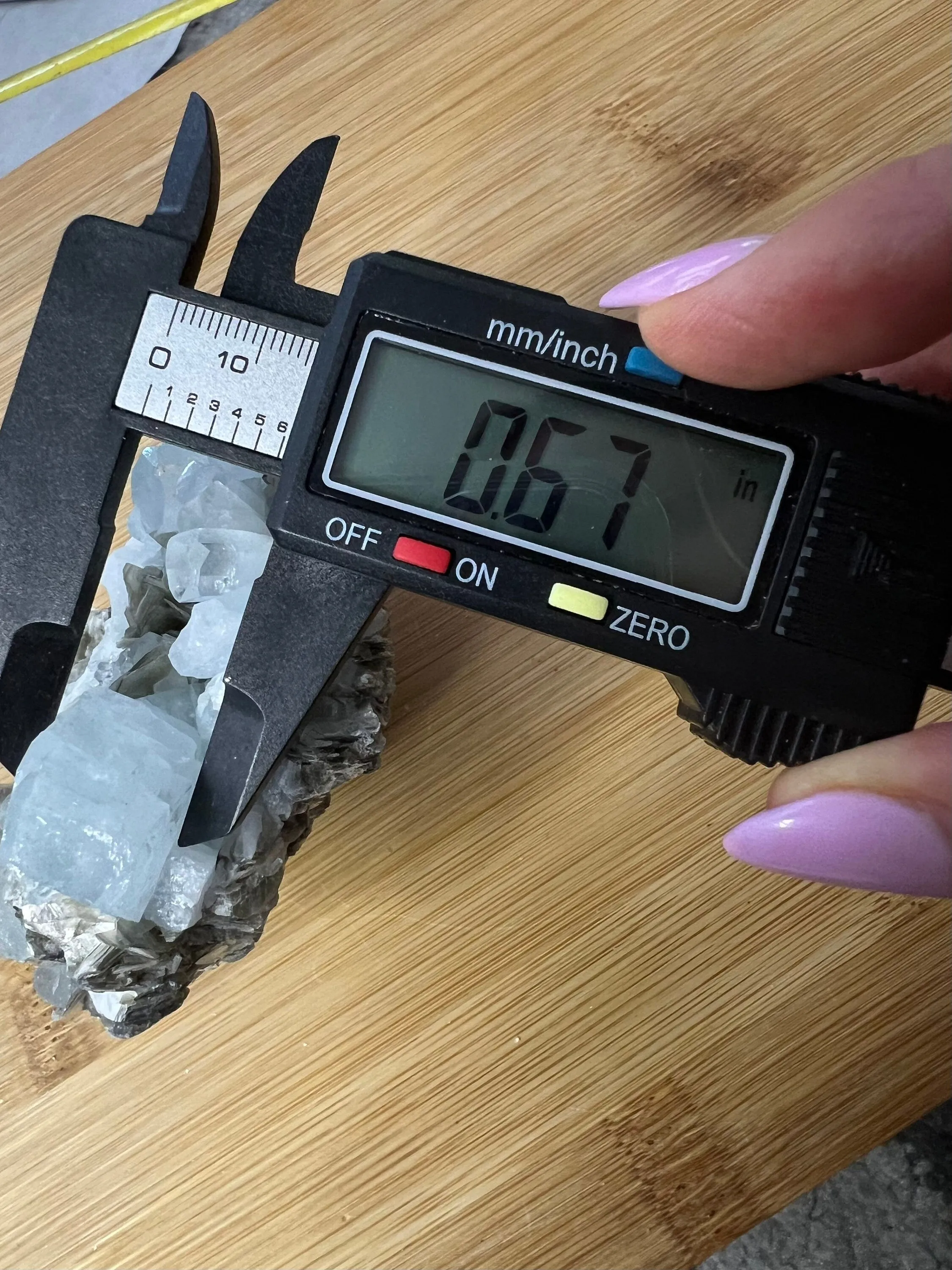 Aquamarine on muscovite cluster 306 grams