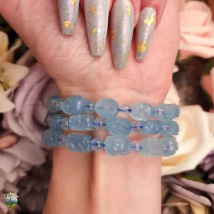 Aquamarine Pixiu Bracelet for Calm Communication