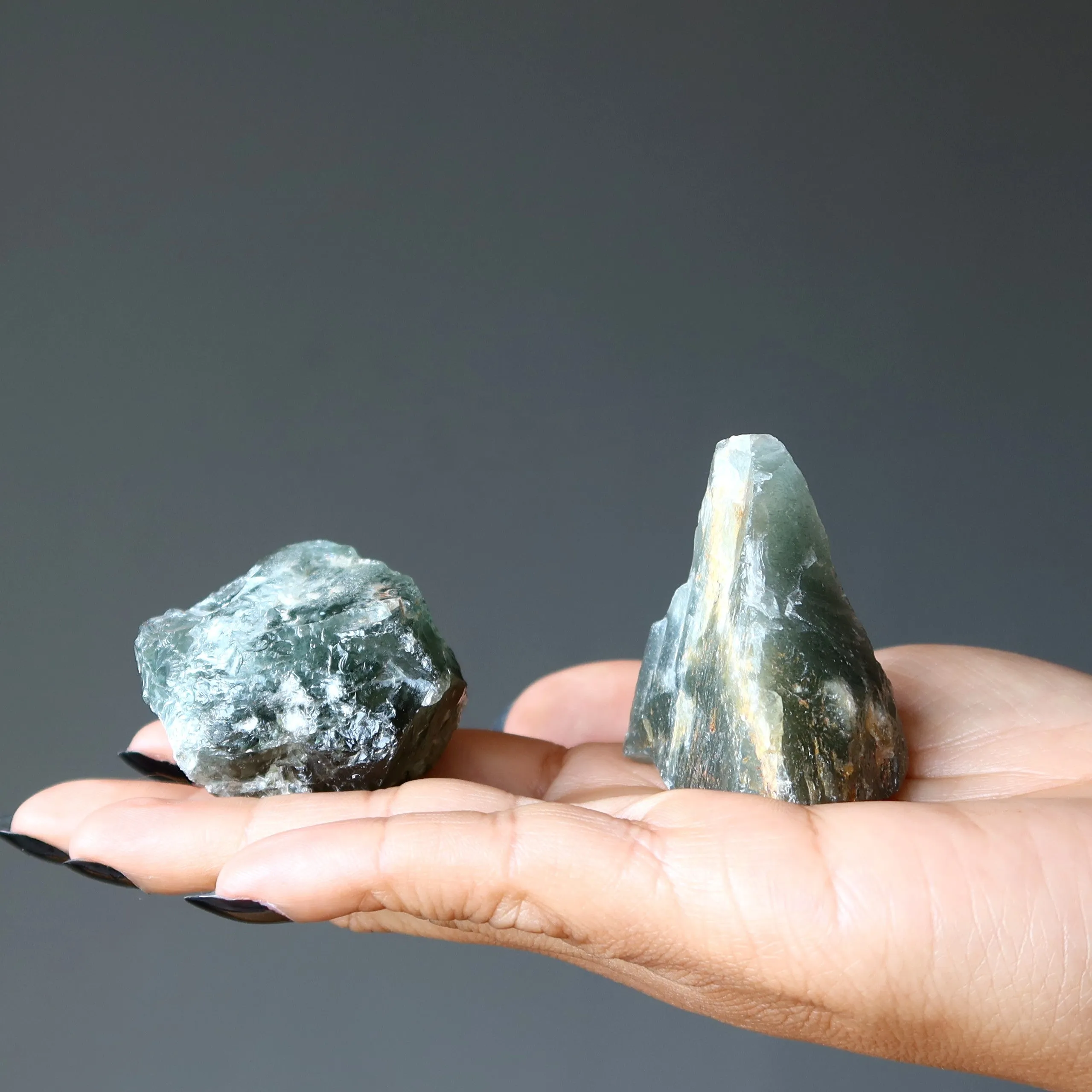 Aquamarine Raw Crystal Precious Blue Gemstone
