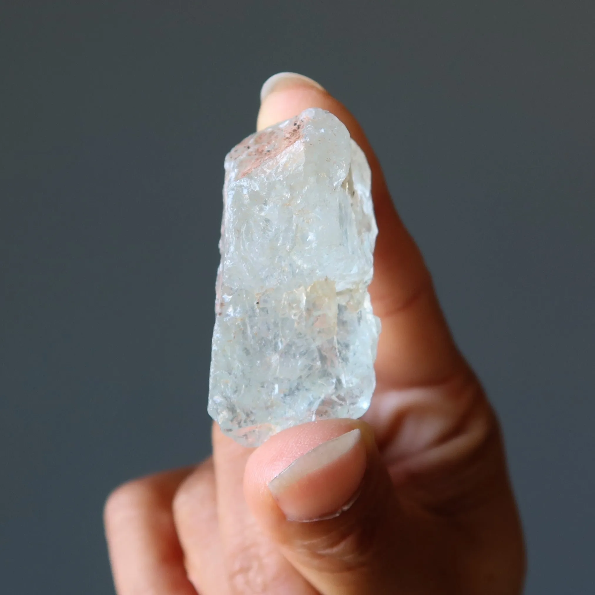 Aquamarine Raw Crystal Precious Blue Gemstone