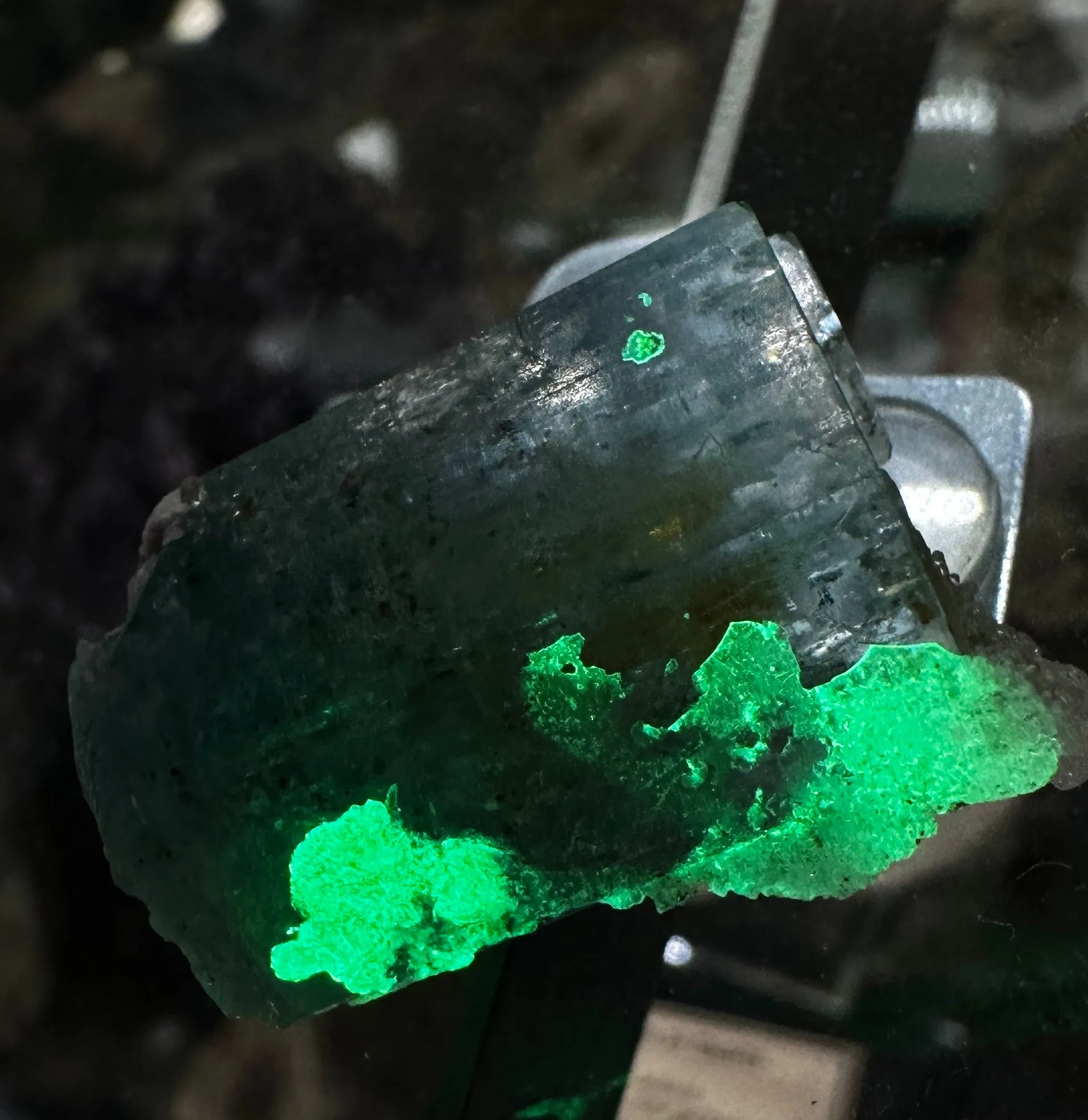 AQUAMARINE SPECIMEN WITH HYALITE 22g FROM ERONGO MOUNTAIN, ERONGO REGION, NAMIBIA, ERONGO AQUAMARINE CRYSTAL, CRYSTAL HEALING