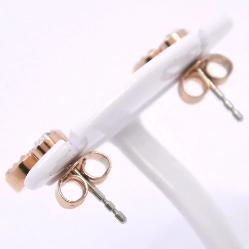 Armani Watch Earrings Set Stainless Steel Quartz