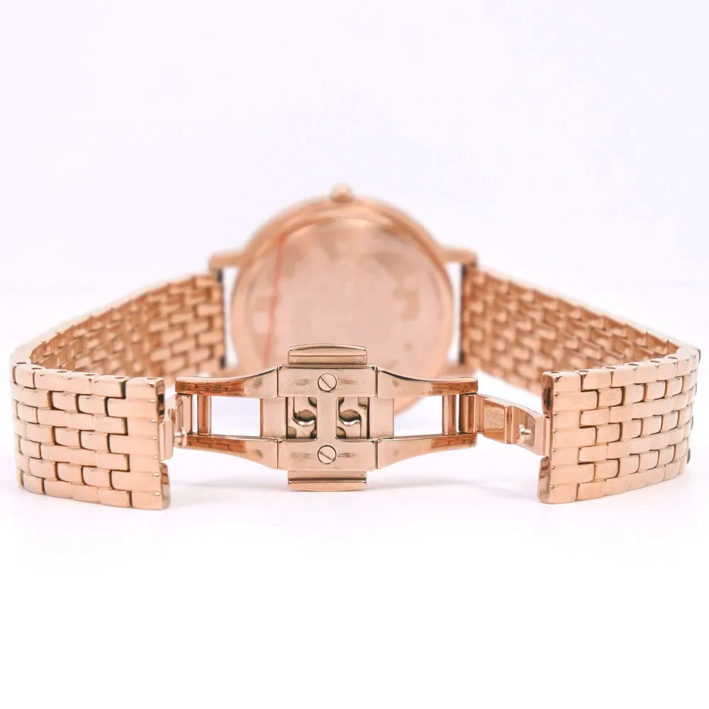 Armani Watch Earrings Set Stainless Steel Quartz