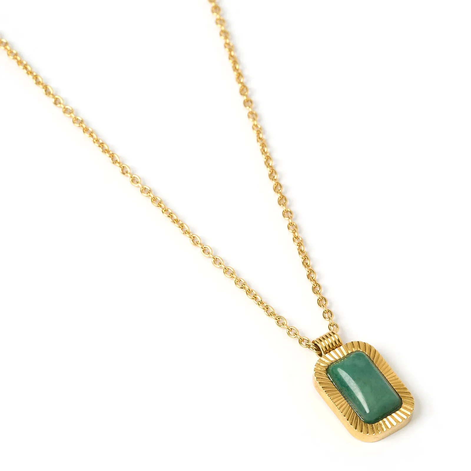 Arms of Eve Teo Gold Necklace - Jade