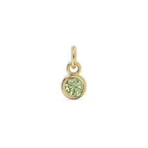 August Birthstone Charm | Peridot | 10k Yellow Gold