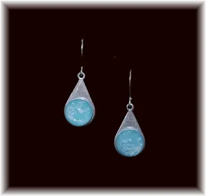 Baby Blue Stainless Teardrop Earring