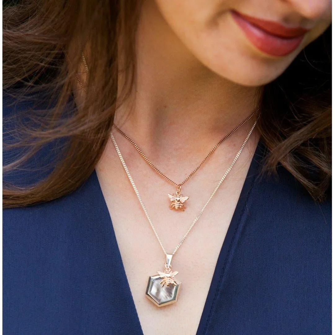 Bee Locket Silver   Photos