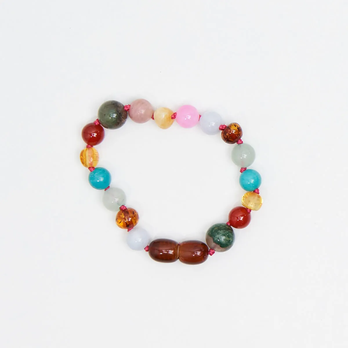 Billie Bracelet in Rainbow Gemstones (Kid and Adult) by Nirrimis