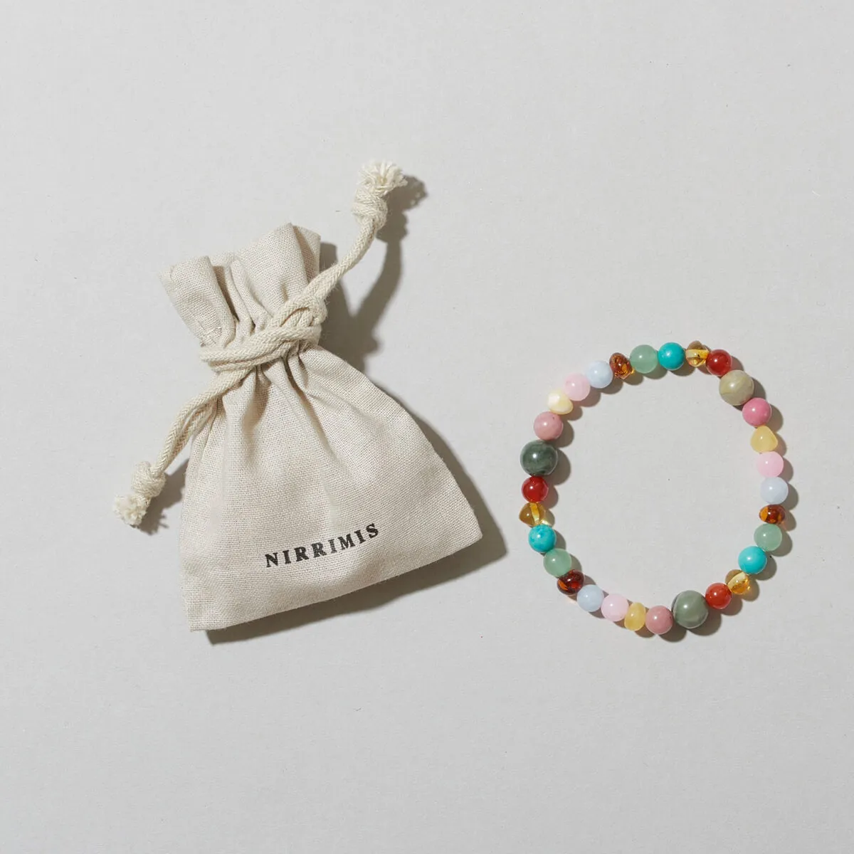 Billie Bracelet in Rainbow Gemstones (Kid and Adult) by Nirrimis