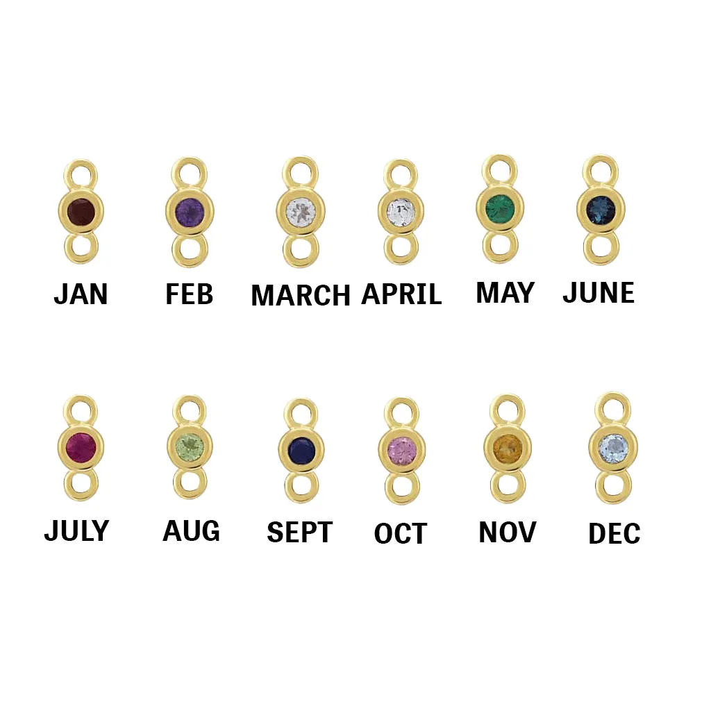 Birthstone Mama Bracelet - 14k Yellow Gold