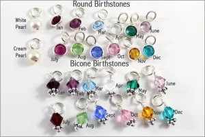 Birthstone or Pearl Add On | Round or Bicone, Add On to Necklace or Bracelet, Birthstone Jewelry