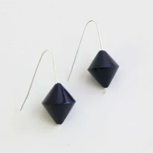Blue UFO Earrings