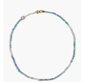 Chan Luu Lottie Necklace - Aquamarine Mix