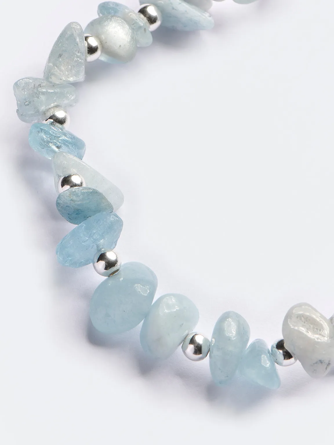 Cici Aqua Marine Chip Bracelet
