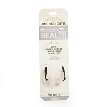 Clear Quartz - Health - Cord Bracelet