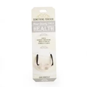 Clear Quartz - Health - Cord Bracelet