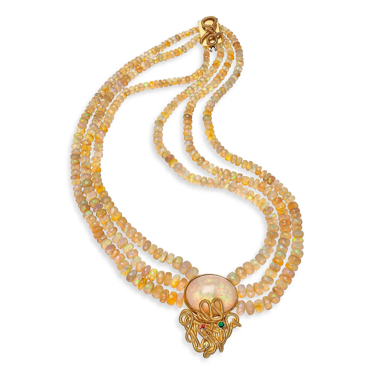 Coil Opal Necklace