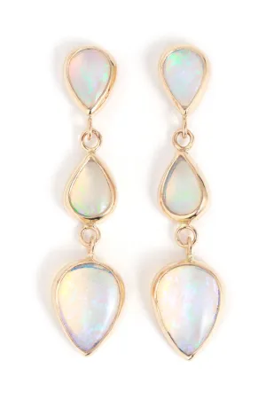 Coober Pedy Australian Opal Drop Earrings