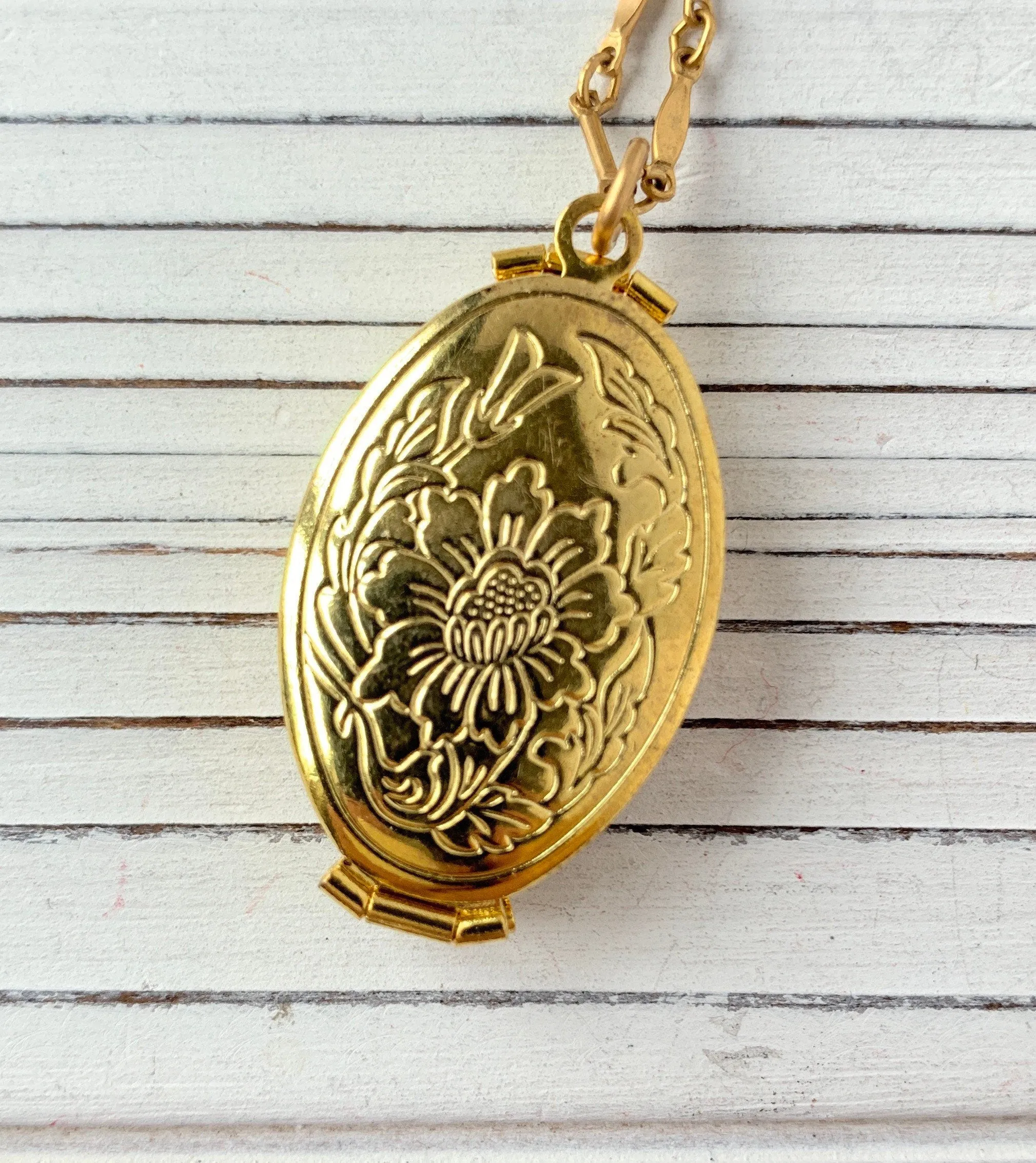 Easter Bunny Locket Necklace