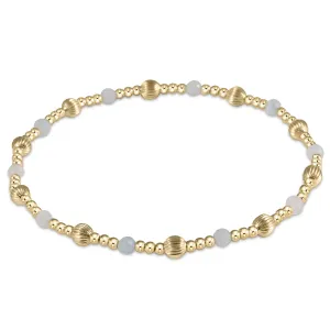 Enewton Dignity Sincerity 4mm Bead Bracelet - Aquamarine