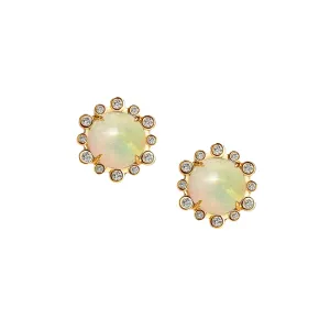 Ethiopian Opal Mogul Studs