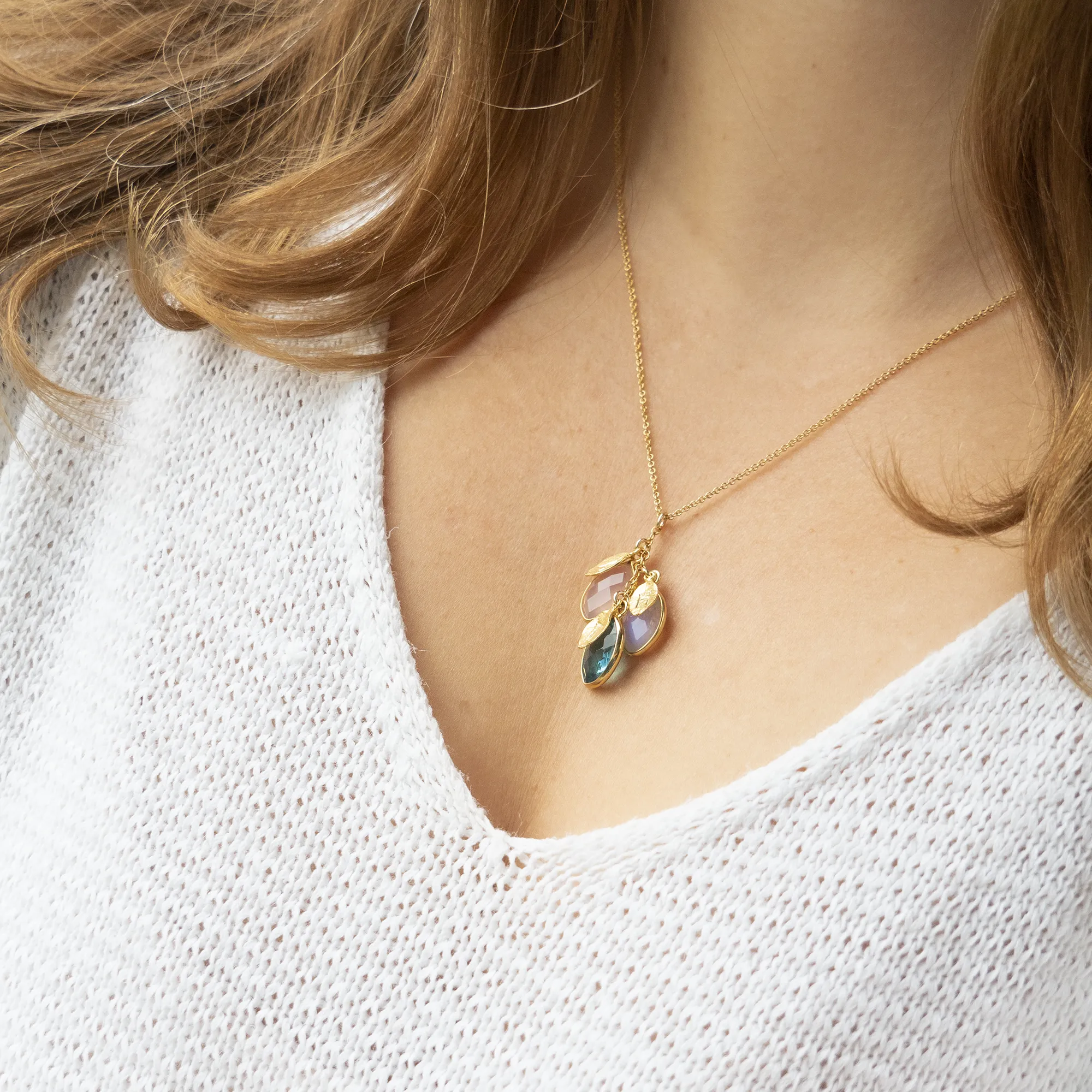 Family Birthstone Necklace