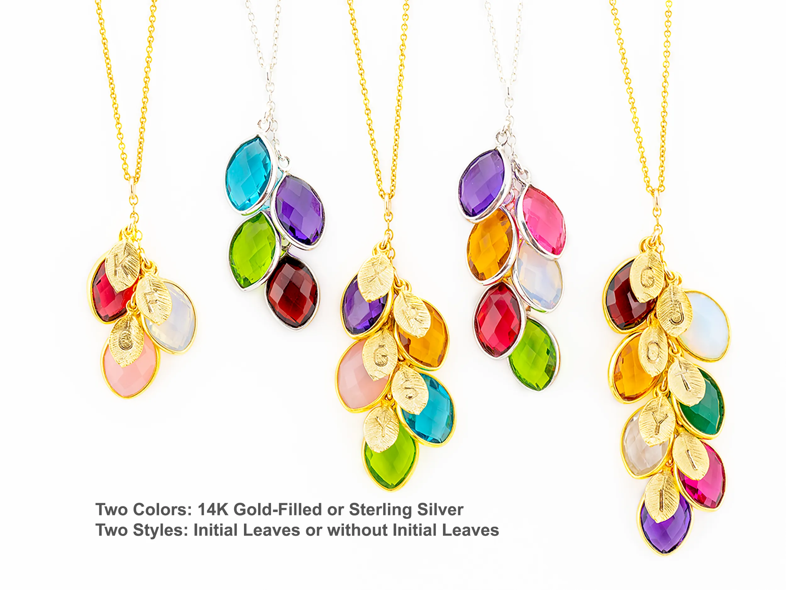 Family Birthstone Necklace