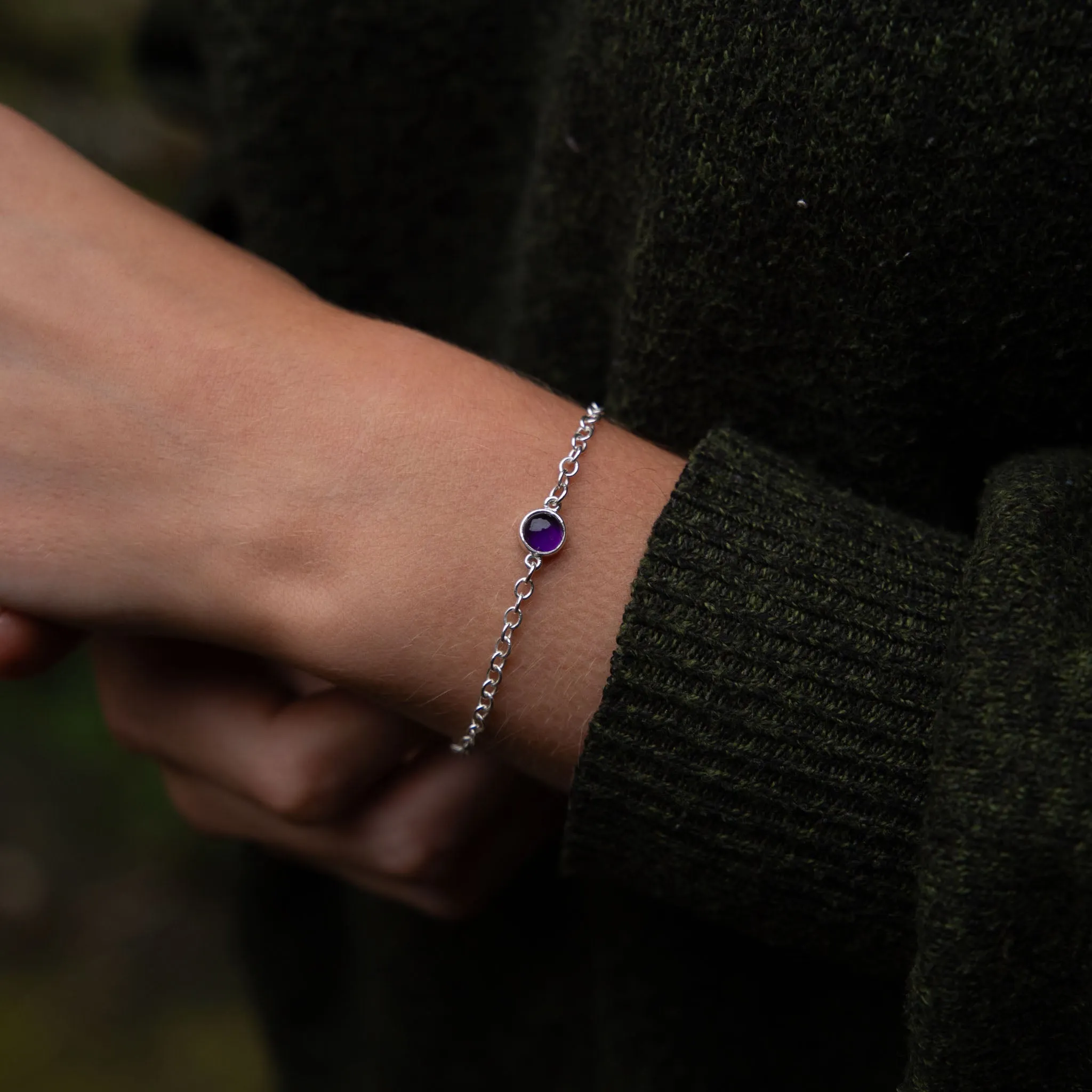 Garnet Gemstone Bracelet