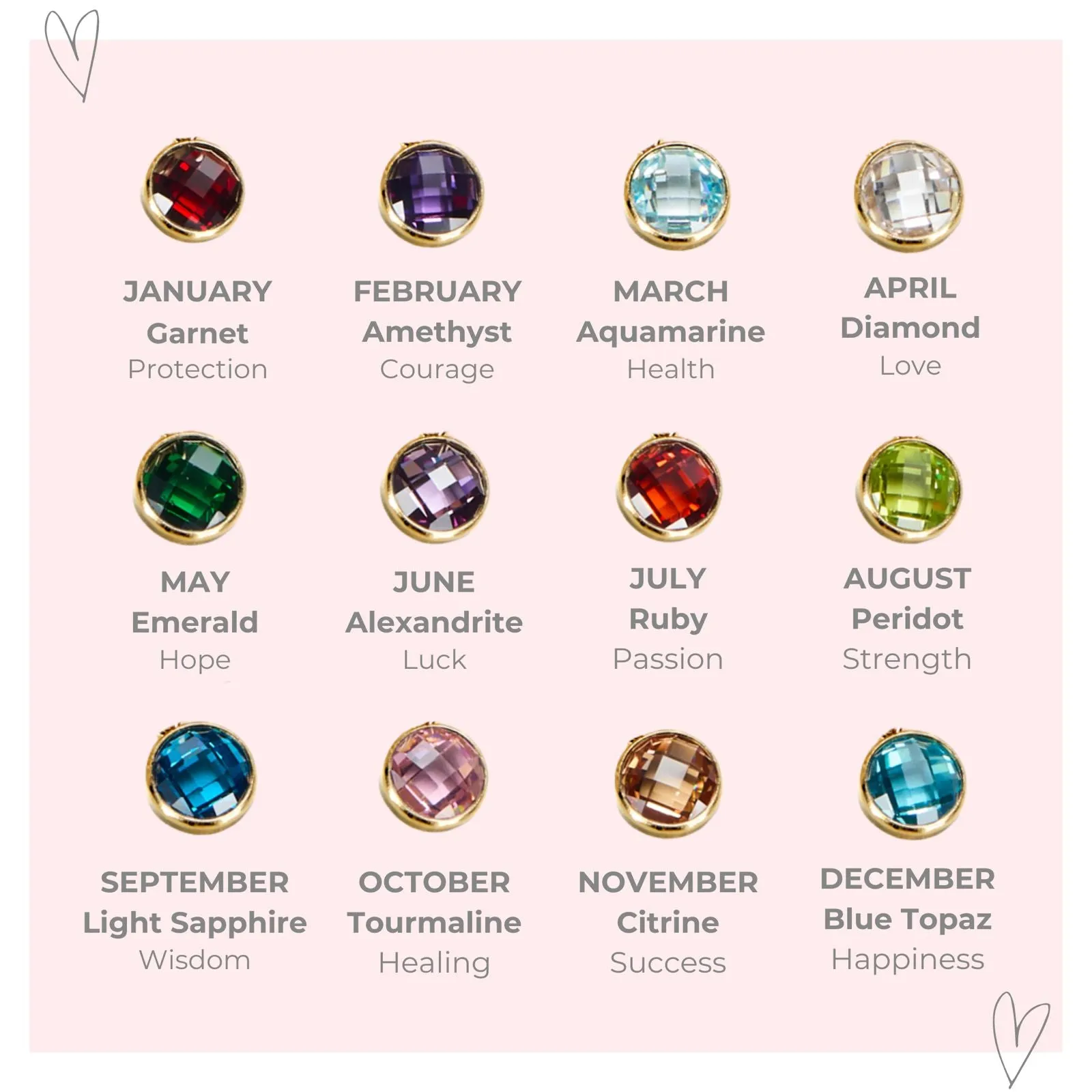 Gold October Birthstone Bracelet