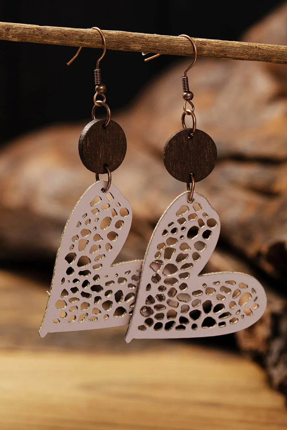 Hollow Heart Dangle Earrings | PRE ORDER