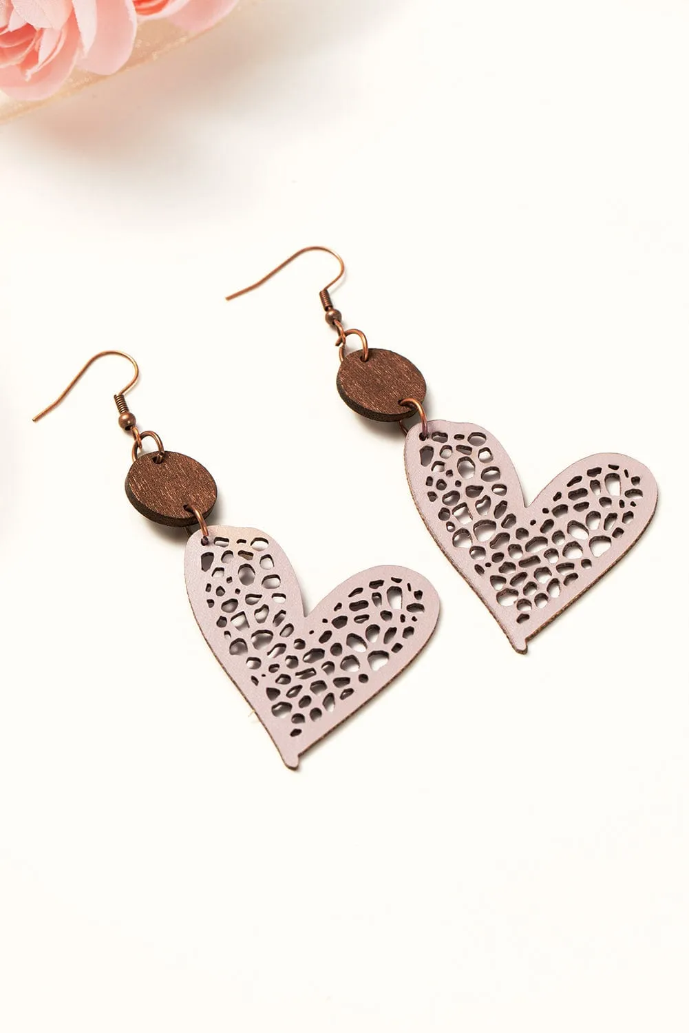 Hollow Heart Dangle Earrings | PRE ORDER