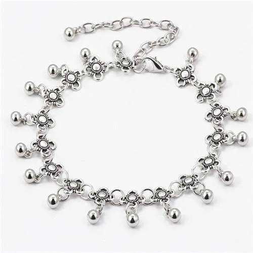 Hot Vintage Bracelet Foot Jewelry Pulseras Retro Anklet For Women Girl Ankle Leg Chain Charm Bracelet Fashion Jewelry