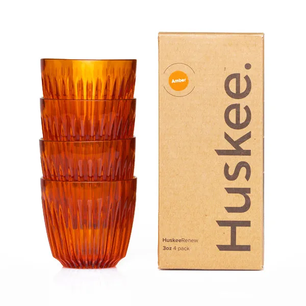 Huskee Renew Cups - Amber