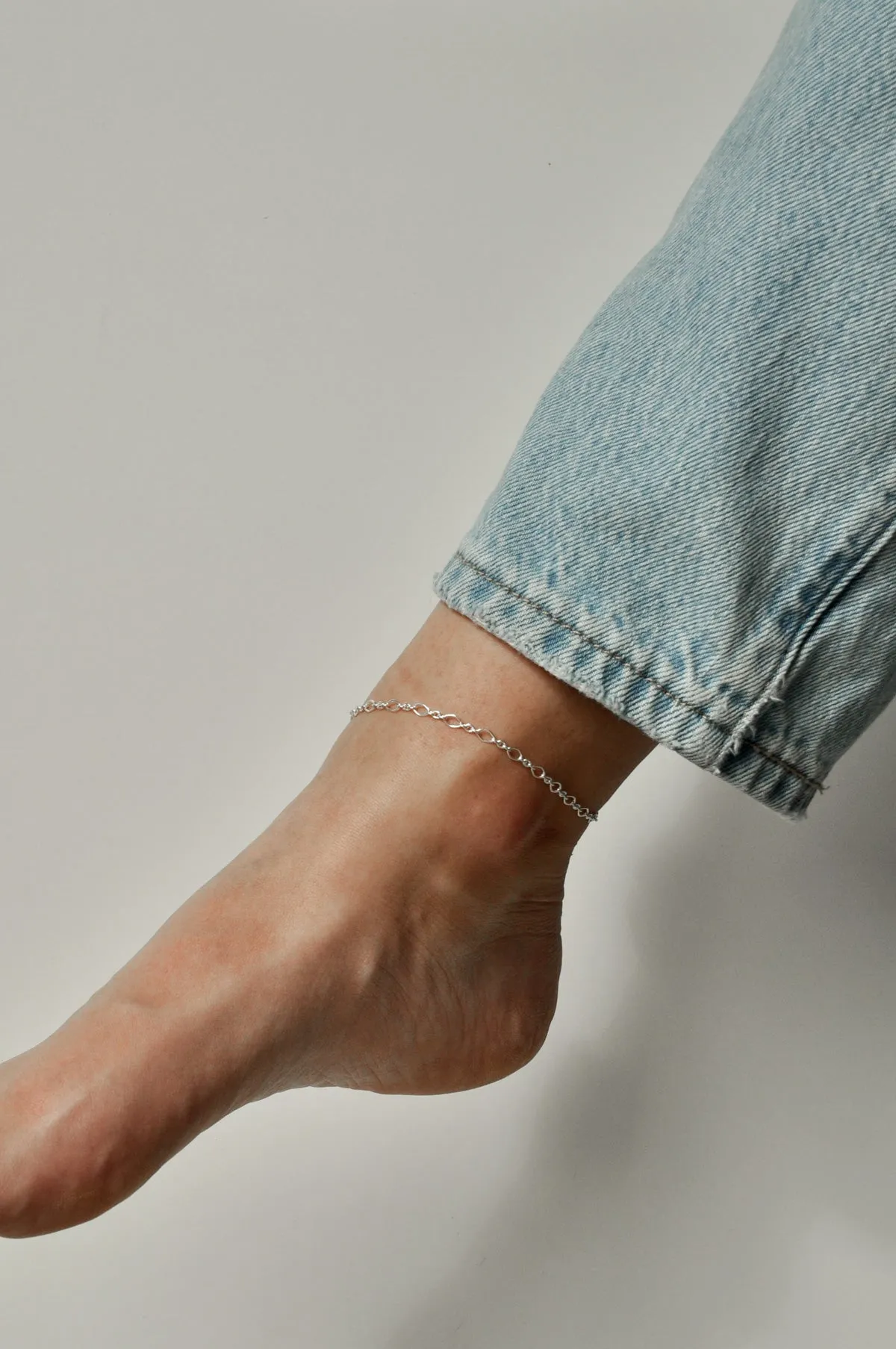 Island anklet silver