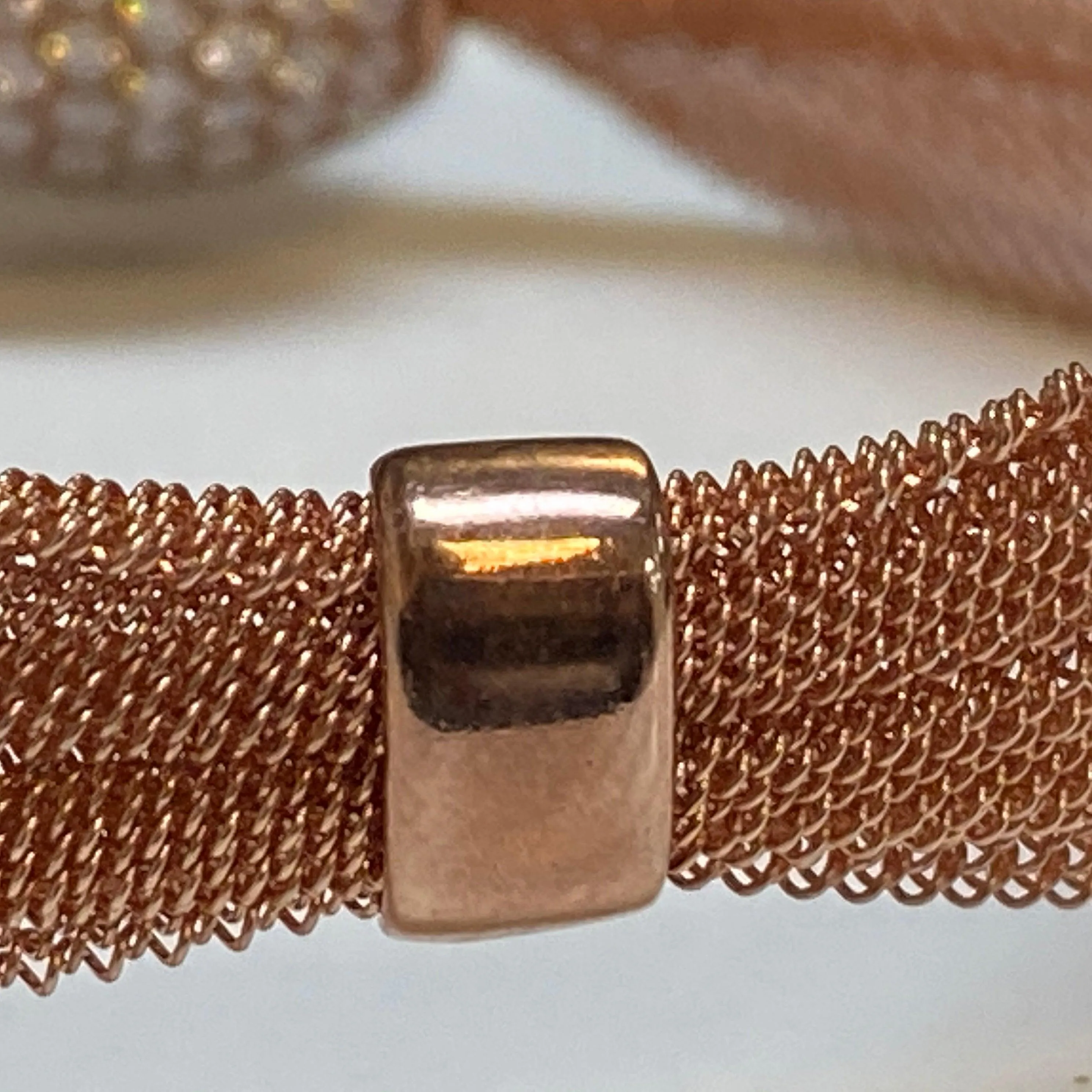 Italian Sterling Silver Mesh Bracelet