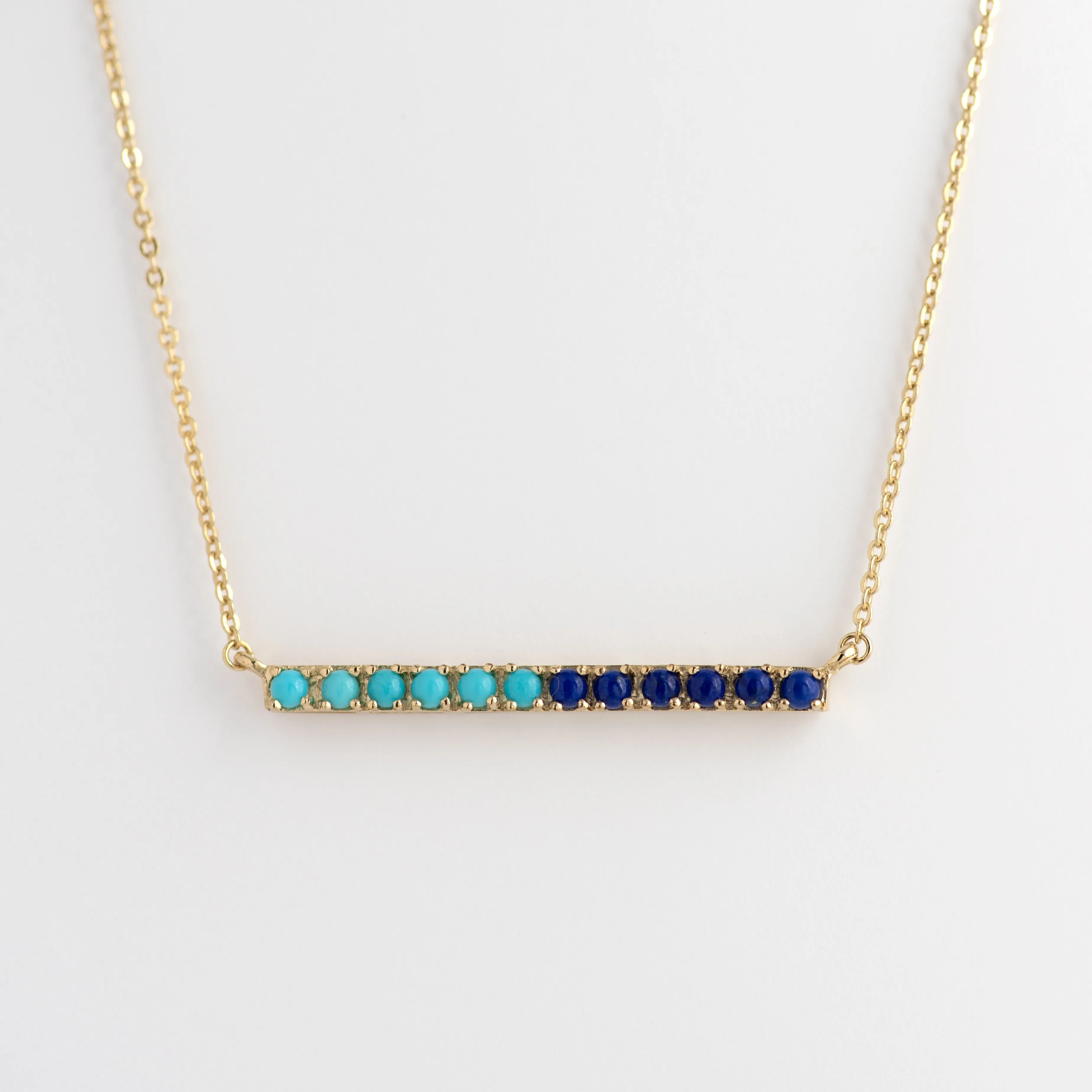 Julie Lapis Lazuli and Turquoise Necklace