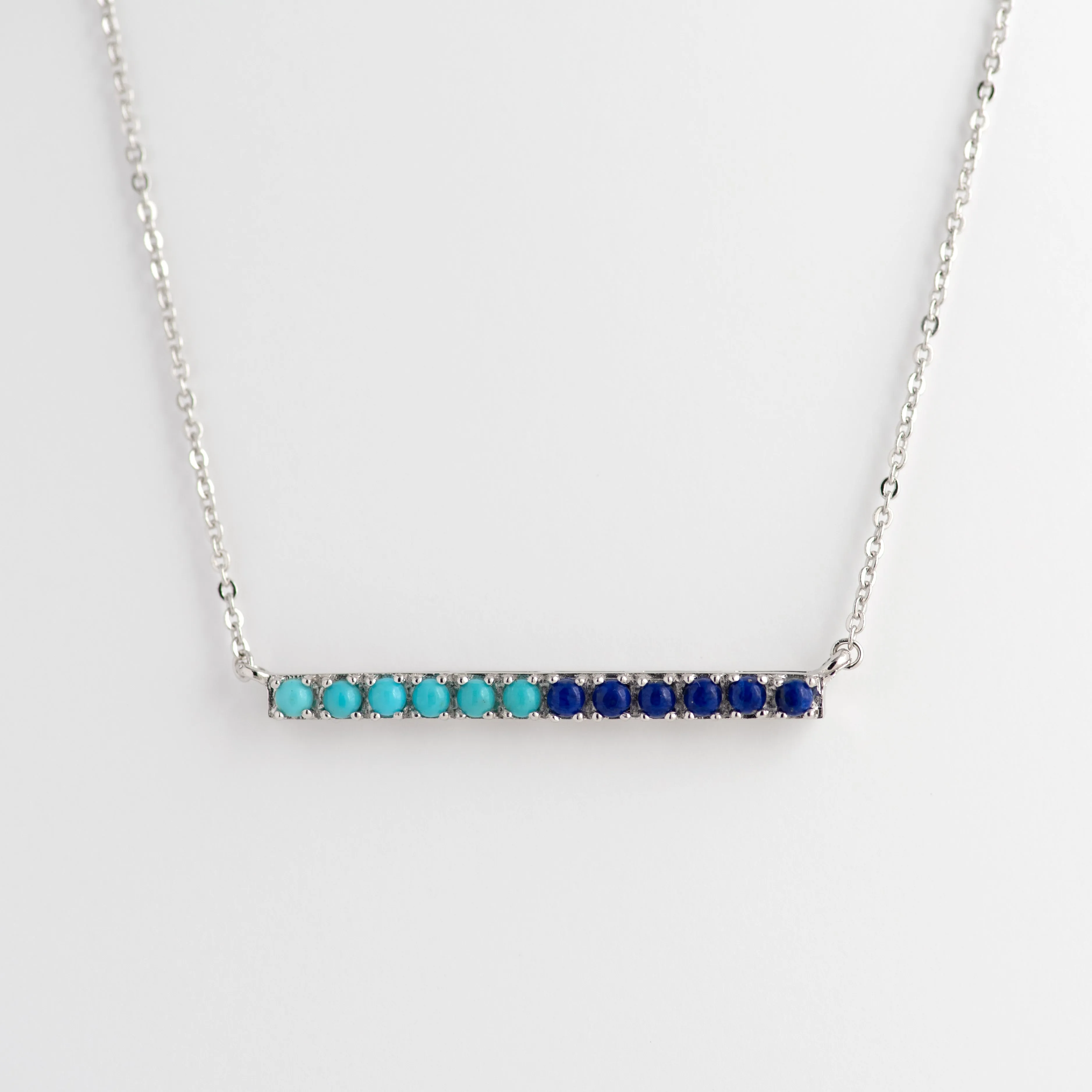 Julie Lapis Lazuli and Turquoise Necklace