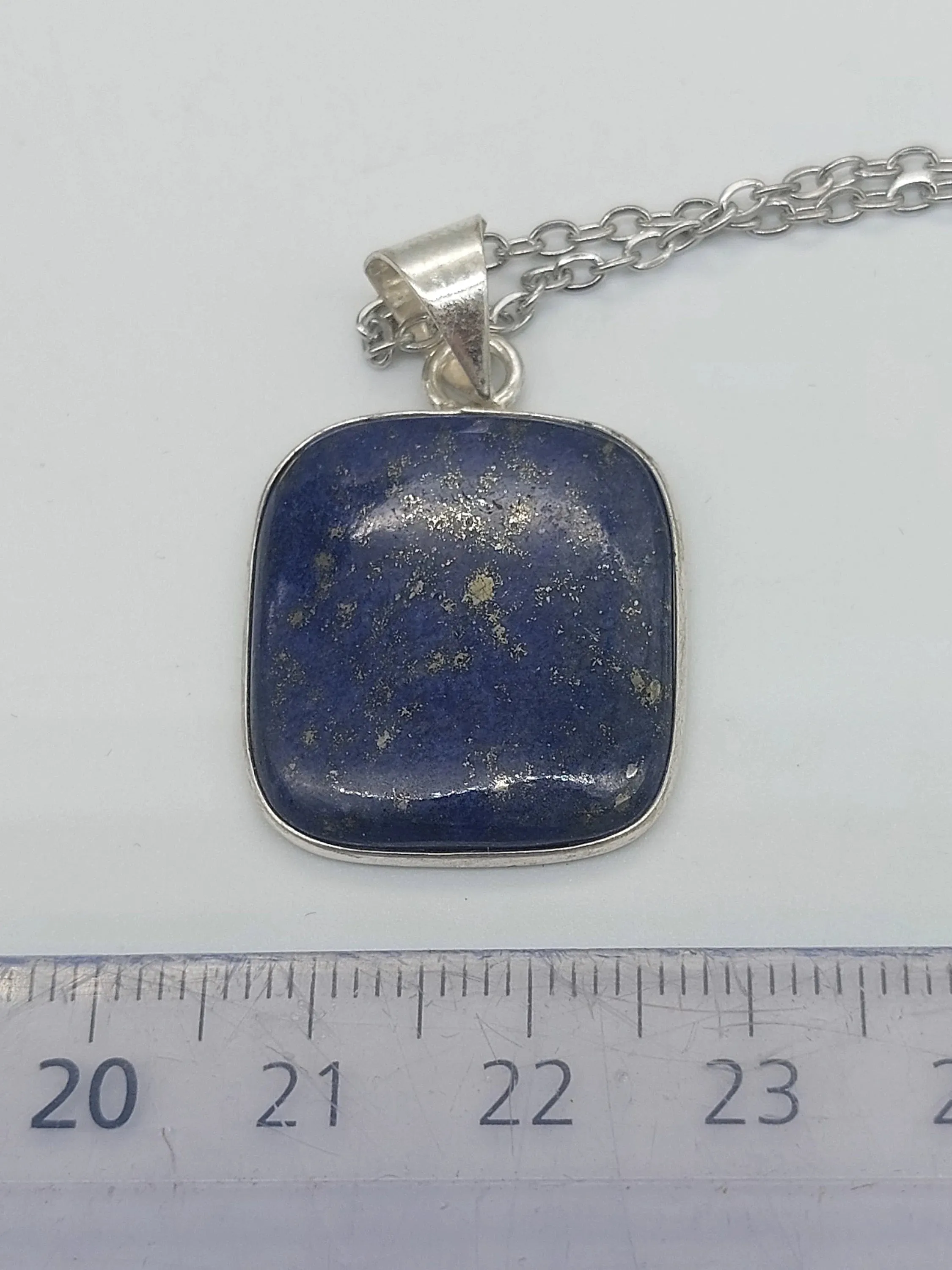 Lapis Lazouli Silver Plated Necklace