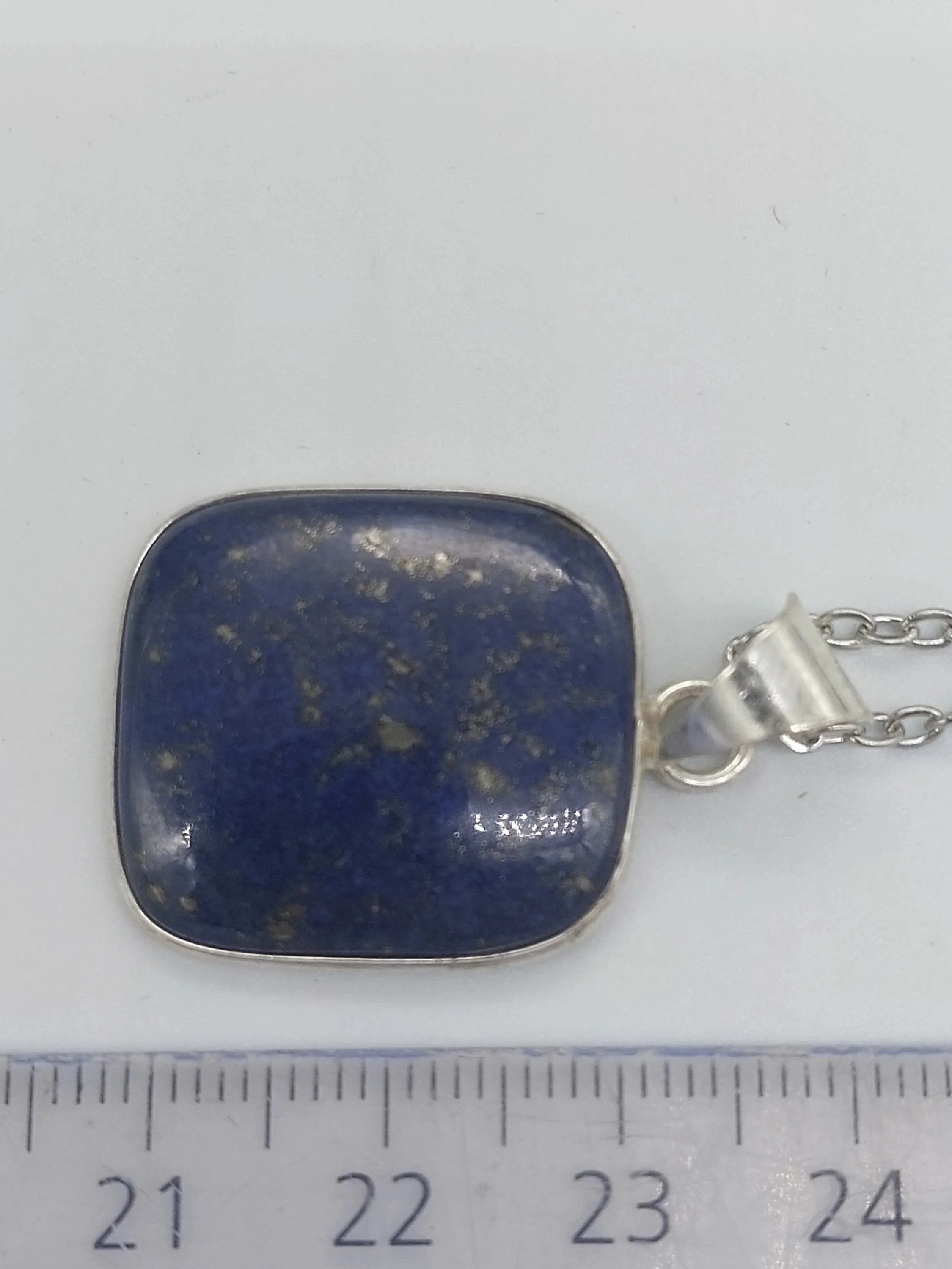 Lapis Lazouli Silver Plated Necklace