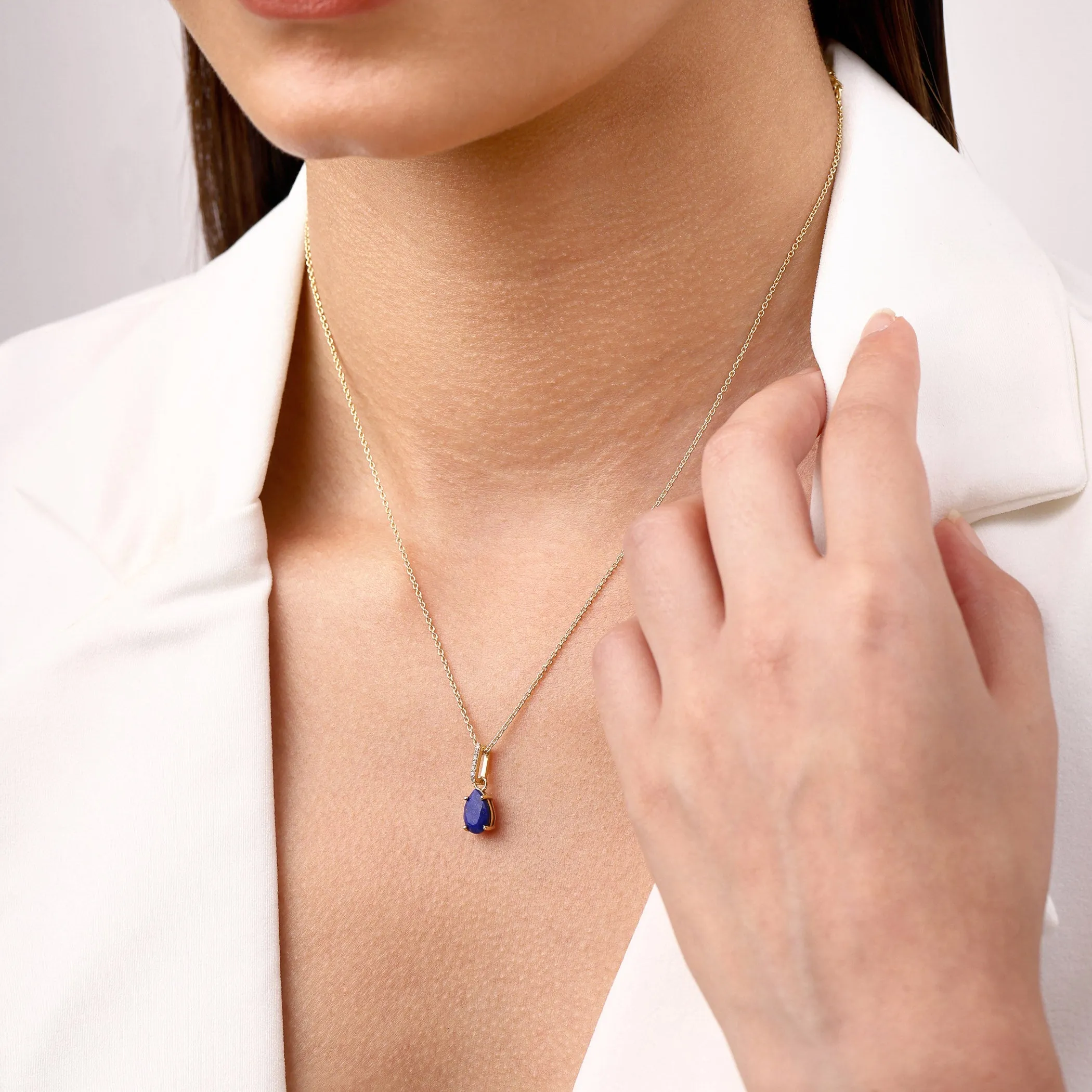Lapis Lazuli Necklace Serena - September Birthstone