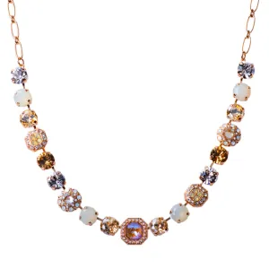 Large Square Cluster Necklace in "Butter Pecan" *Custom*