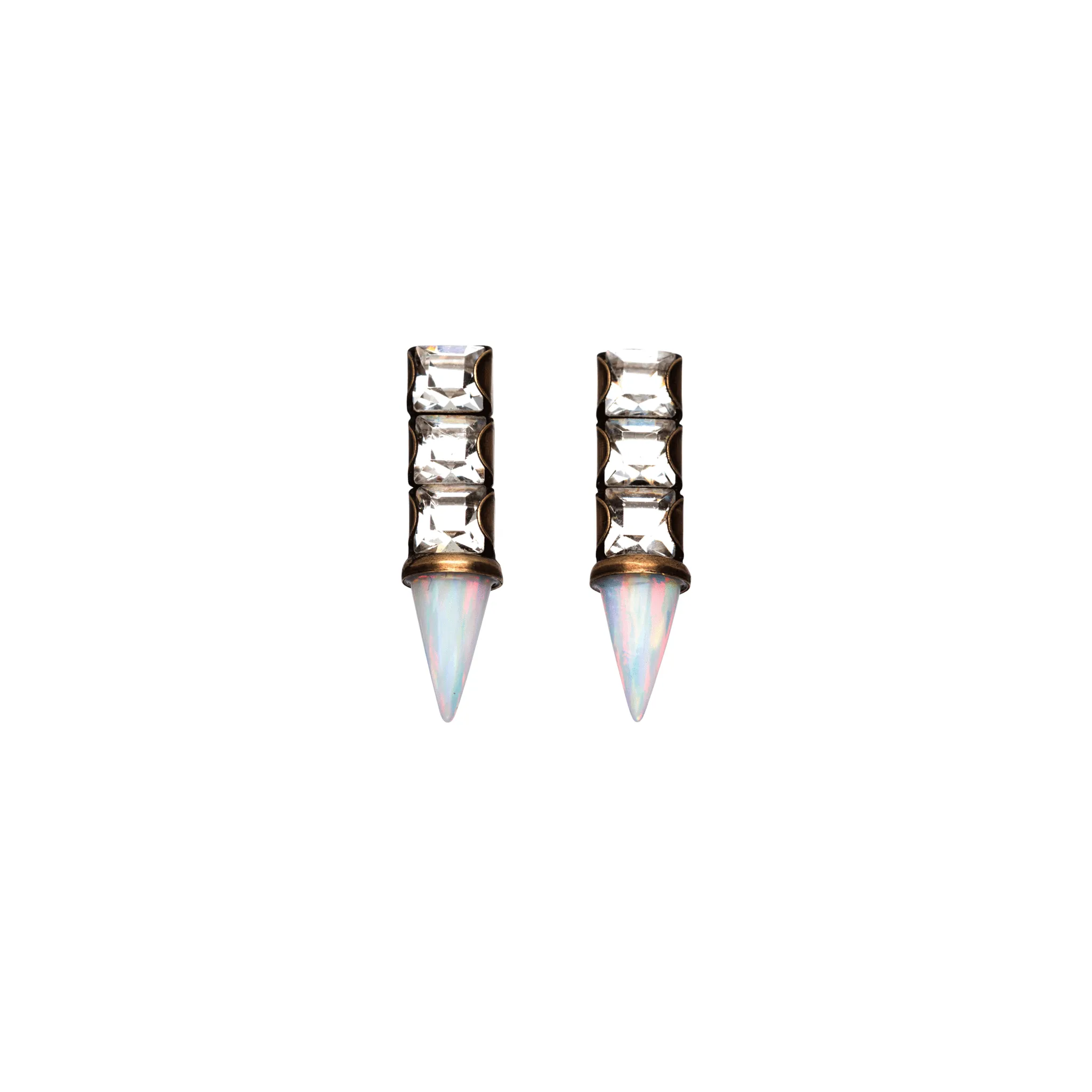 LILU / White Earrings